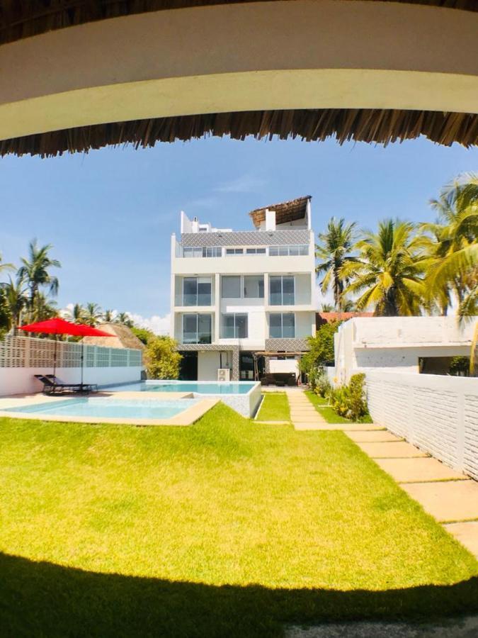 Hotel "Casa Mangata" Puerto Arista Bagian luar foto